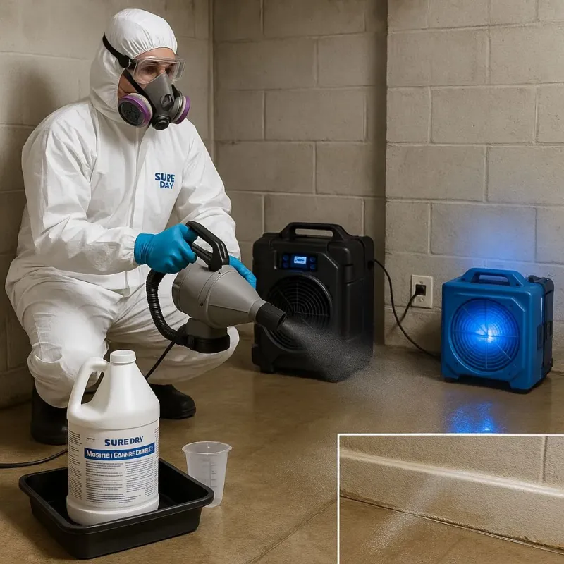 Sanitization and Odor Removal process in Carrollwood Village, FL